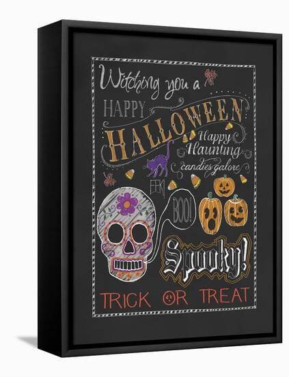 Halloween Card-Fiona Stokes-Gilbert-Framed Stretched Canvas