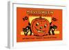 Halloween Cardboard Cutouts-null-Framed Art Print