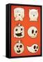 Halloween Characters-artplay-Framed Stretched Canvas