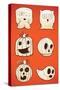 Halloween Characters-artplay-Stretched Canvas