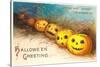 Halloween, Curiouser and Curiouser, Jack O'Lanterns-null-Stretched Canvas