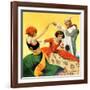 "Halloween Dance,"October 1, 1928-Ray C. Strang-Framed Giclee Print