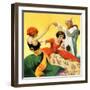 "Halloween Dance,"October 1, 1928-Ray C. Strang-Framed Giclee Print