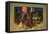 Halloween Dance-null-Framed Stretched Canvas