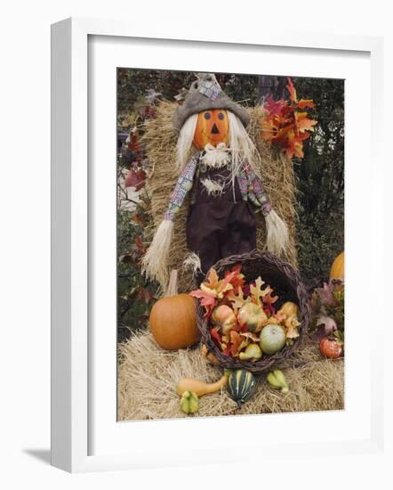 Halloween Decoration, Hill Country, Texas, USA-Rolf Nussbaumer-Framed Photographic Print