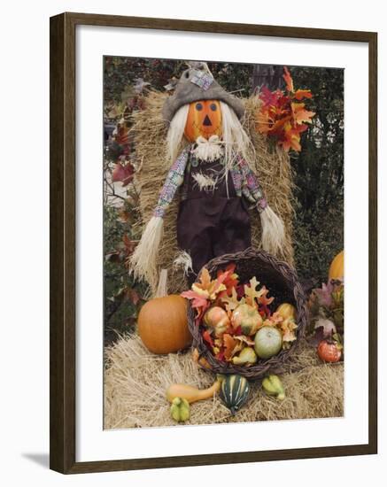 Halloween Decoration, Hill Country, Texas, USA-Rolf Nussbaumer-Framed Photographic Print