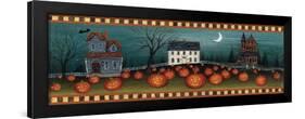 Halloween Eve Crescent Moon-David Carter Brown-Framed Art Print