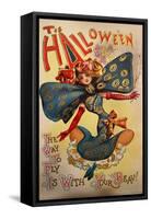 Halloween Fly with Your Beau-Vintage Apple Collection-Framed Stretched Canvas
