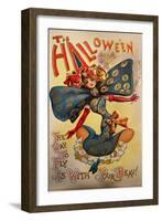 Halloween Fly with Your Beau-Vintage Apple Collection-Framed Giclee Print