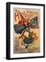 Halloween Fly with Your Beau-Vintage Apple Collection-Framed Giclee Print