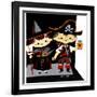 Halloween Friends - Jack & Jill-Bob Milnazik-Framed Giclee Print