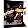 Halloween Friends - Jack & Jill-Bob Milnazik-Mounted Giclee Print