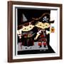 Halloween Friends - Jack & Jill-Bob Milnazik-Framed Giclee Print