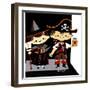 Halloween Friends - Jack & Jill-Bob Milnazik-Framed Premium Giclee Print