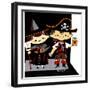 Halloween Friends - Jack & Jill-Bob Milnazik-Framed Premium Giclee Print