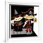 Halloween Friends - Jack & Jill-Bob Milnazik-Framed Giclee Print