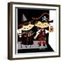 Halloween Friends - Jack & Jill-Bob Milnazik-Framed Giclee Print