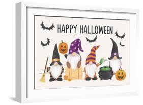 Halloween Gnomes I-Mary Urban-Framed Art Print