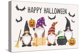 Halloween Gnomes I-Mary Urban-Stretched Canvas