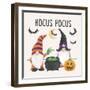 Halloween Gnomes II-Mary Urban-Framed Premium Giclee Print