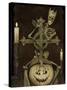 Halloween Graveyard-A-Jean Plout-Stretched Canvas