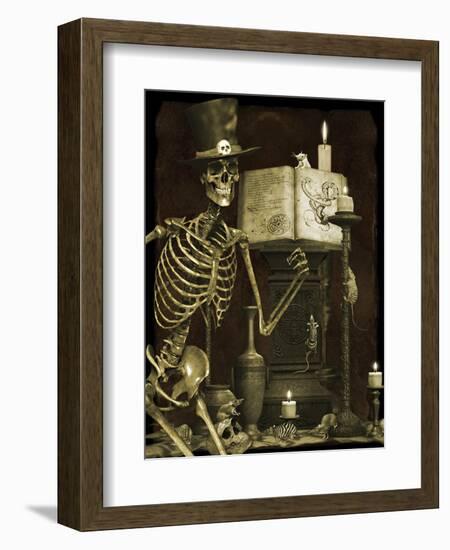 Halloween Graveyard-D-Jean Plout-Framed Giclee Print