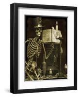 Halloween Graveyard-D-Jean Plout-Framed Giclee Print