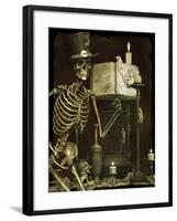 Halloween Graveyard-D-Jean Plout-Framed Giclee Print