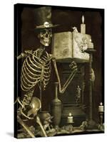 Halloween Graveyard-D-Jean Plout-Stretched Canvas