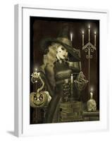 Halloween Graveyard-E-Jean Plout-Framed Giclee Print