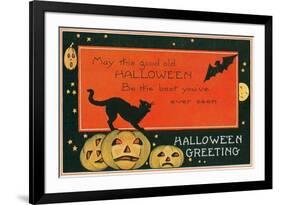 Halloween Greeting, the Best-null-Framed Premium Giclee Print