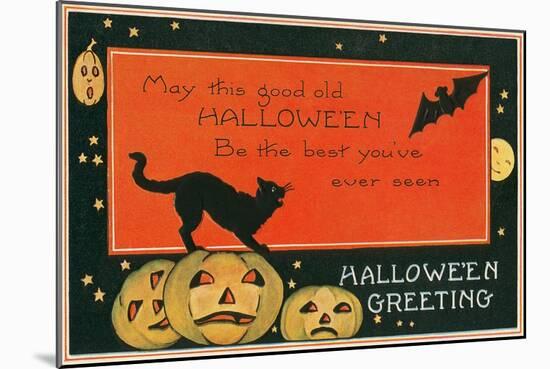 Halloween Greeting, the Best-null-Mounted Art Print