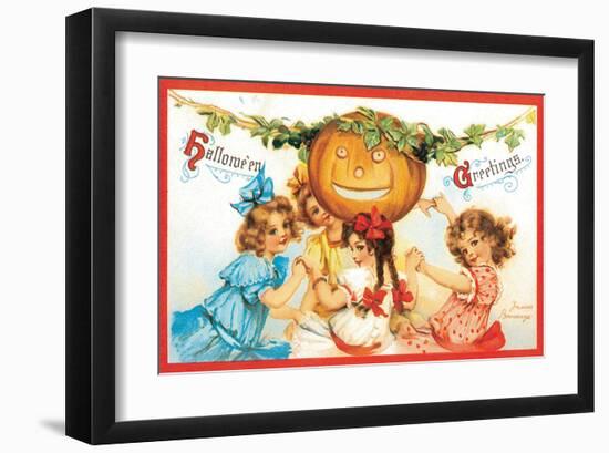 Halloween Greetings 2-Frances Brundage-Framed Art Print