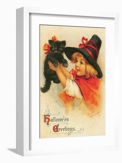 Halloween Greetings-Frances Brundage-Framed Art Print