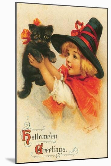 Halloween Greetings-Frances Brundage-Mounted Art Print