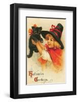 Halloween Greetings-Frances Brundage-Framed Art Print