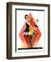 "Halloween Harlequin,"October 29, 1932-W. Wilkinson-Framed Giclee Print