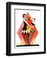 "Halloween Harlequin,"October 29, 1932-W. Wilkinson-Framed Giclee Print