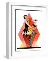 "Halloween Harlequin,"October 29, 1932-W. Wilkinson-Framed Giclee Print