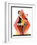 "Halloween Harlequin,"October 29, 1932-W. Wilkinson-Framed Giclee Print