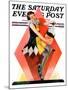 "Halloween Harlequin," Saturday Evening Post Cover, October 29, 1932-W. Wilkinson-Mounted Giclee Print