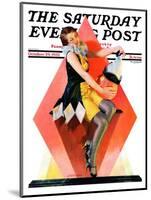 "Halloween Harlequin," Saturday Evening Post Cover, October 29, 1932-W. Wilkinson-Mounted Giclee Print