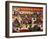 Halloween Haunted Cookie Town-Julie Pace Hoff-Framed Art Print