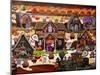 Halloween Haunted Cookie Town-Julie Pace Hoff-Mounted Art Print