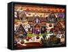 Halloween Haunted Cookie Town-Julie Pace Hoff-Framed Stretched Canvas