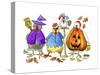 Halloween Hens-Jennifer Zsolt-Stretched Canvas