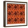 Halloween House Pattern-Julie Goonan-Framed Giclee Print