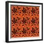 Halloween House Pattern-Julie Goonan-Framed Giclee Print