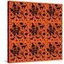 Halloween House Pattern-Julie Goonan-Stretched Canvas