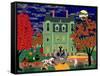 Halloween House-Mark Frost-Framed Stretched Canvas